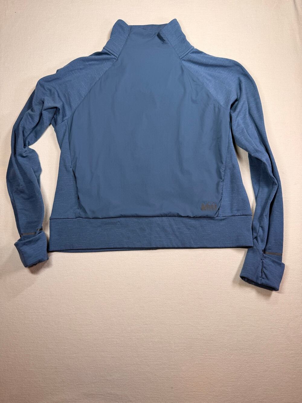 REI Co-op Active Pursuits Insulated Pullover Womens L Blue Running Hiking